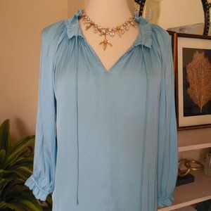Chelsea and Theodore Blouse  Blue size xs